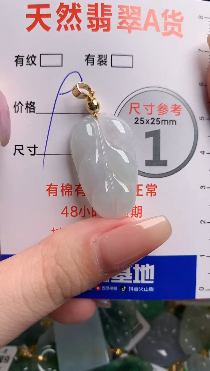 翡翠未镶嵌颈饰23000824