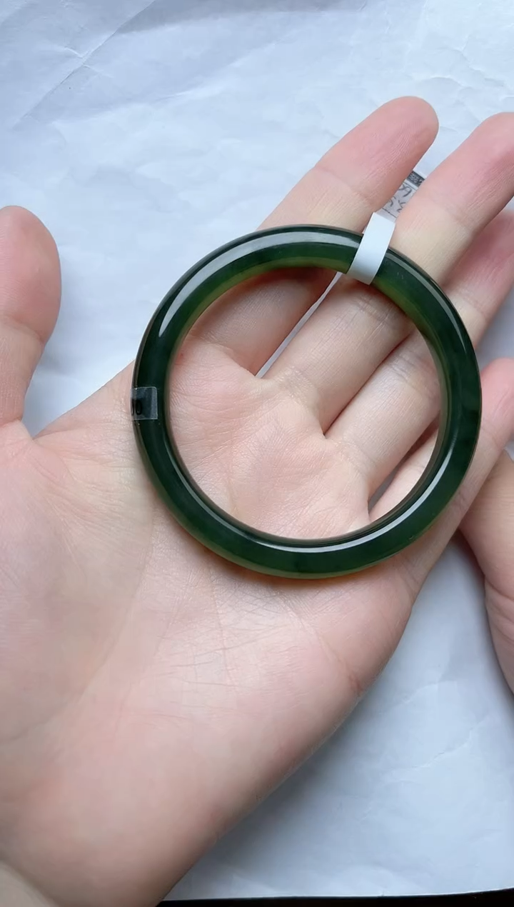【闪购商品】和田玉手镯未镶嵌53/54圈口kk