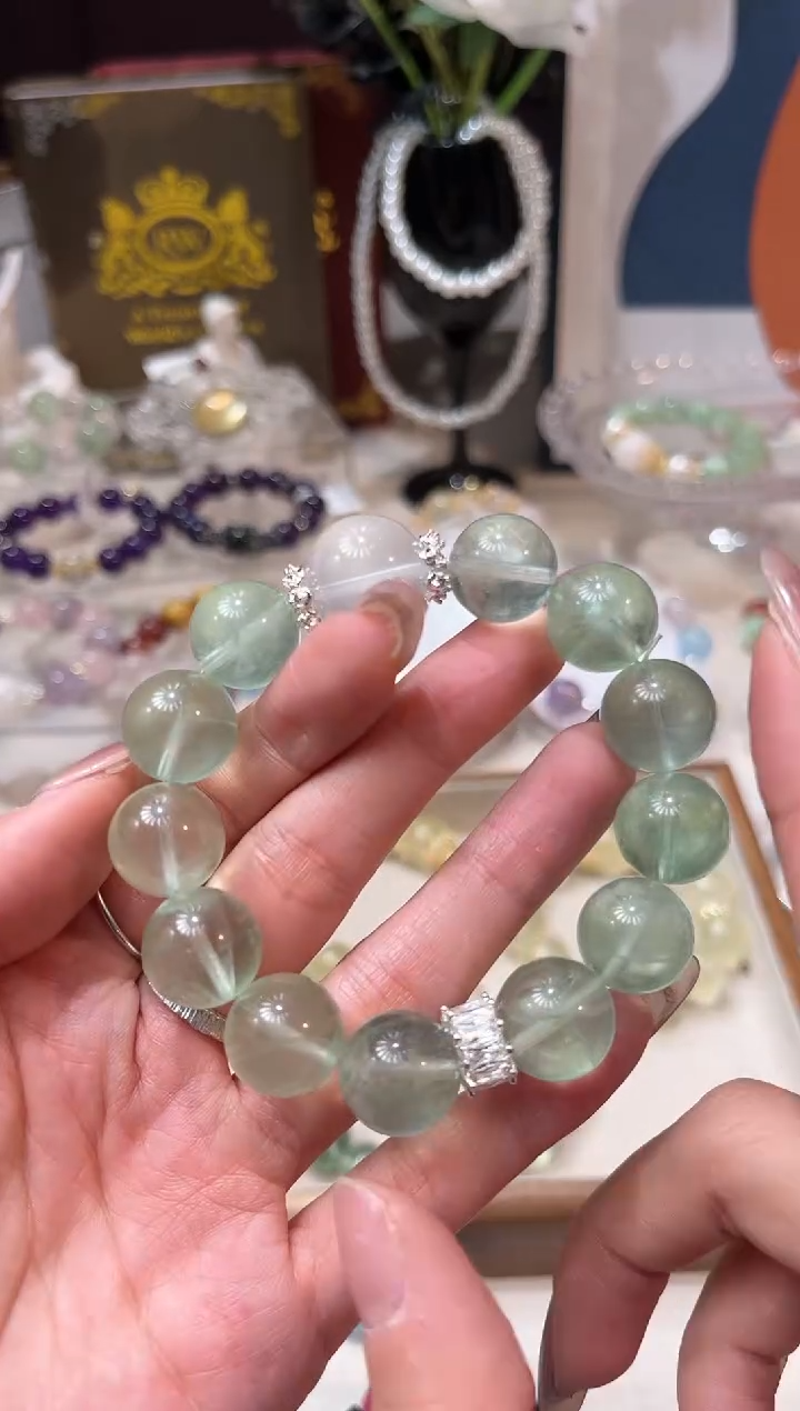 【闪购商品】萤石手链未镶嵌多样性发货发其一 颜色微差