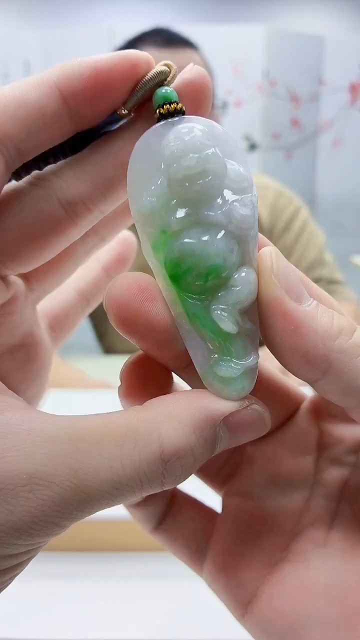 未镶嵌定制翡翠5167bb-毛货挂件11