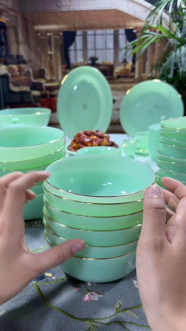 【闪购商品】...5.5英寸玉瓷碗6个口径13.8厘米 