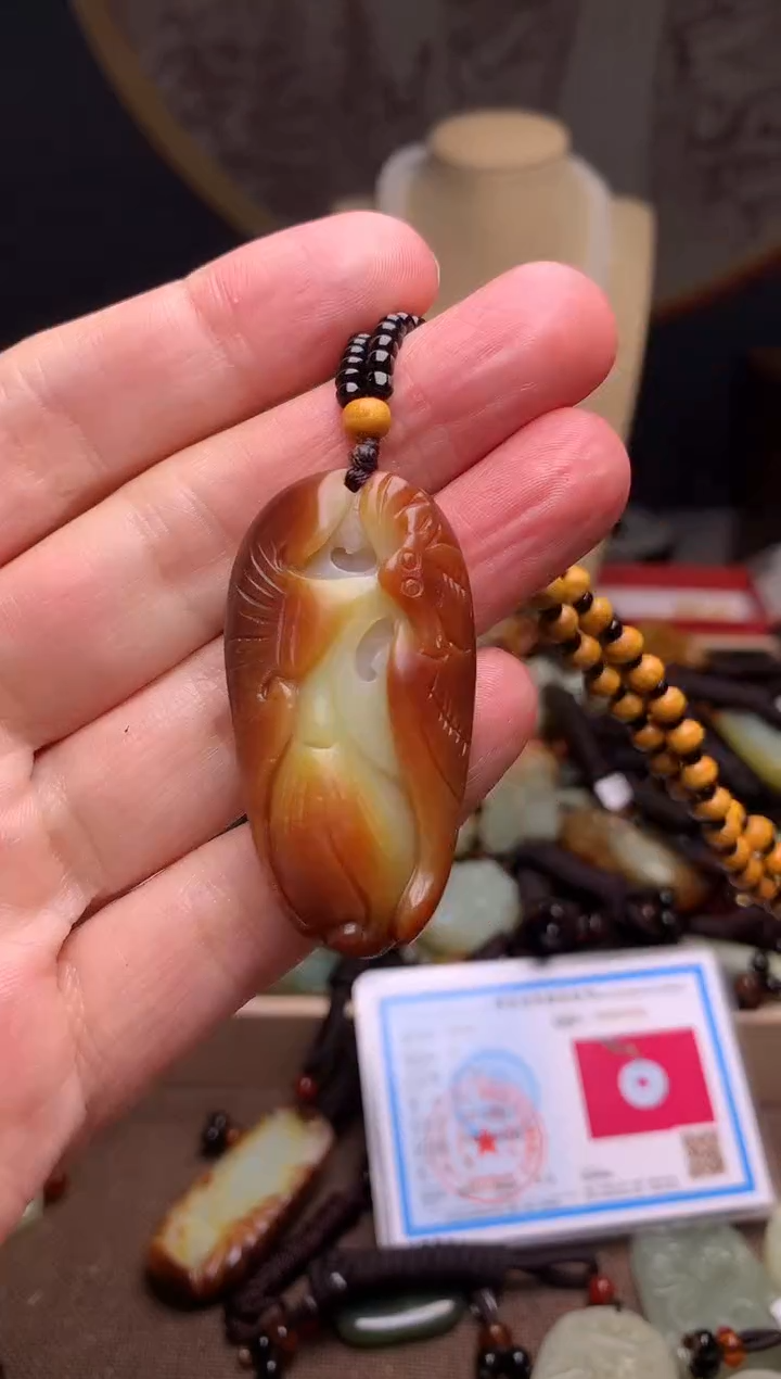 颈饰未镶嵌和田玉新疆料青海料清水和田玉吊坠