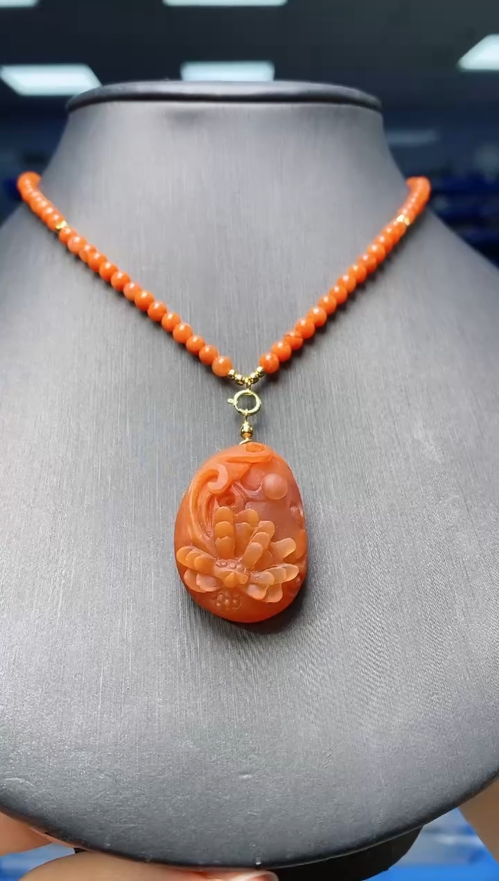 【闪购商品】南红玛瑙颈饰未镶嵌G08969