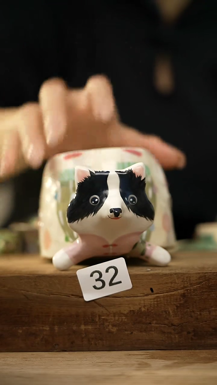 【闪购商品】瓷片新品/三只小飞猪设计师/杯