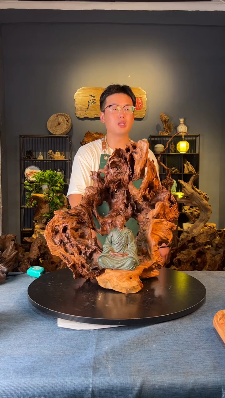 木卢师傅根艺作品（不包含人物摆件）