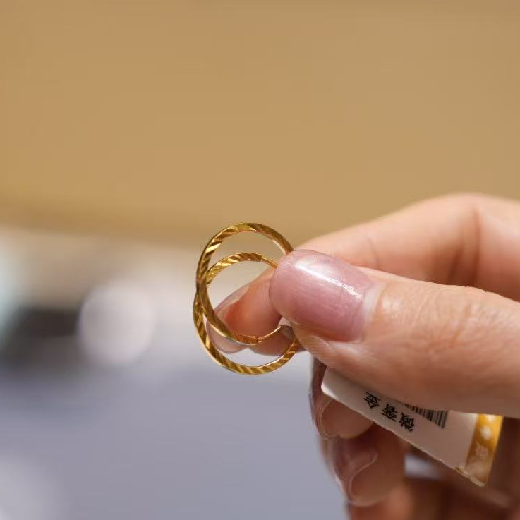 【巧玲专属】足金999闪亮耳环 经典时尚百搭