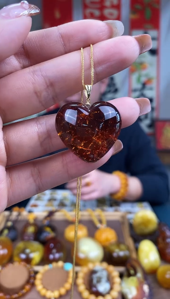 【闪购商品】琥珀裸石18K金镶嵌基地发货 一物一证 顺丰包邮