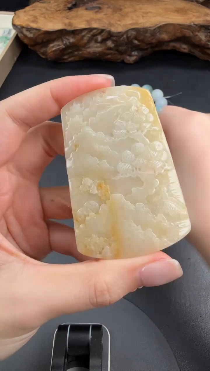 未镶嵌定制翡翠翡翠饰品-308 毛货