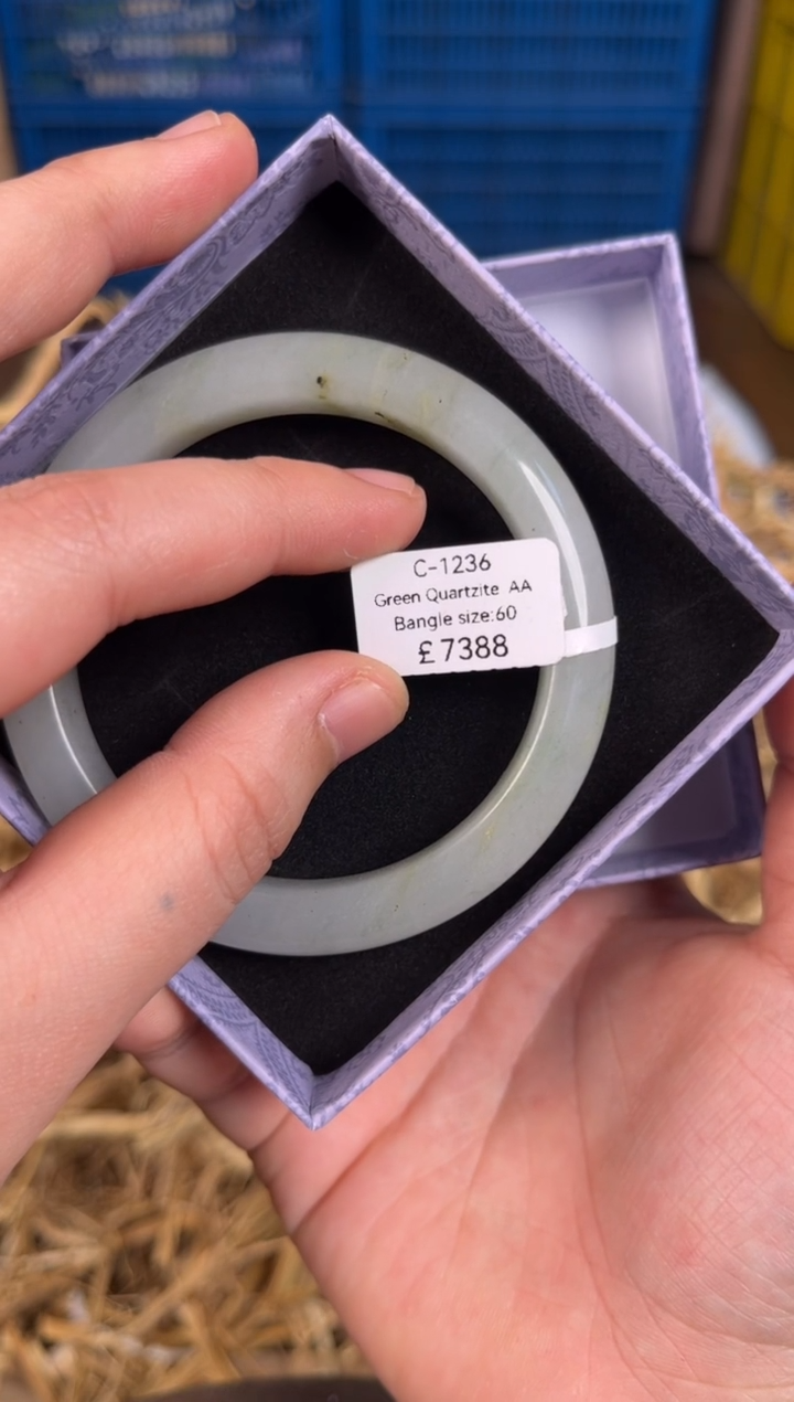 未镶嵌手镯石英质玉C1236