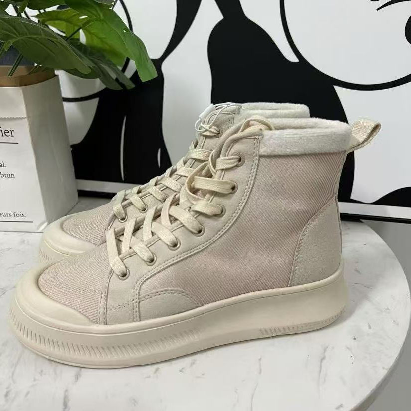 0431断码青，舒适防水透气耐磨女款绒面帆布简约运动鞋