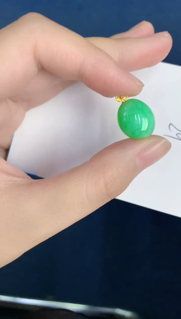 【闪购商品】翡翠颈饰18K金镶嵌000000000