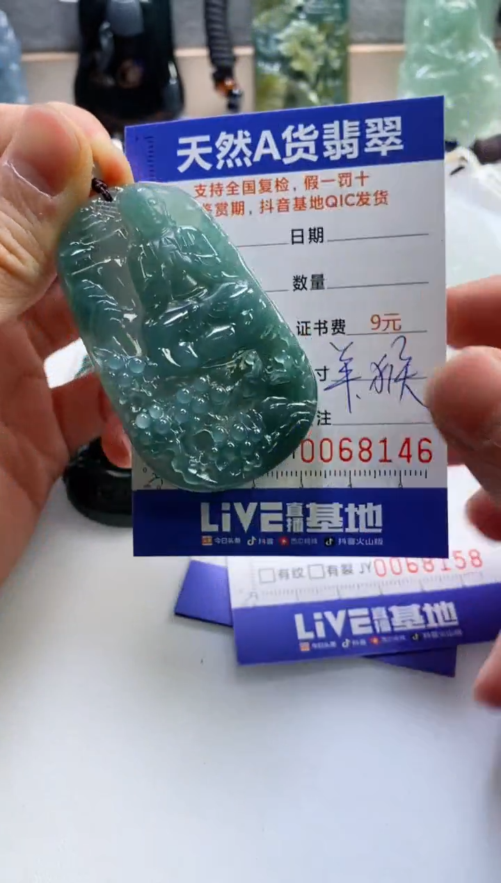 【闪购商品】翡翠挂件未镶嵌