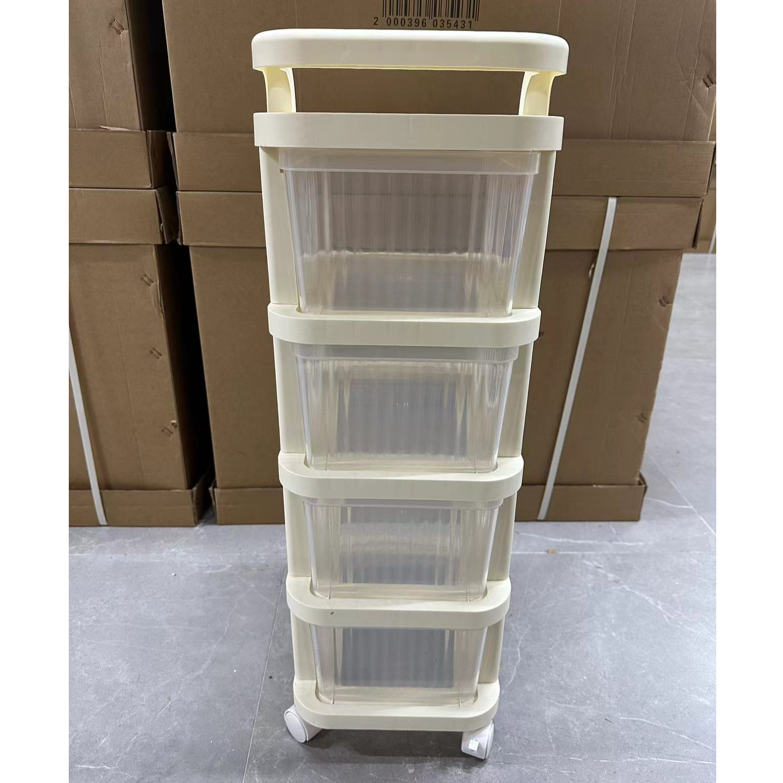 大倩家用小推车收纳柜颜色随机发渠道