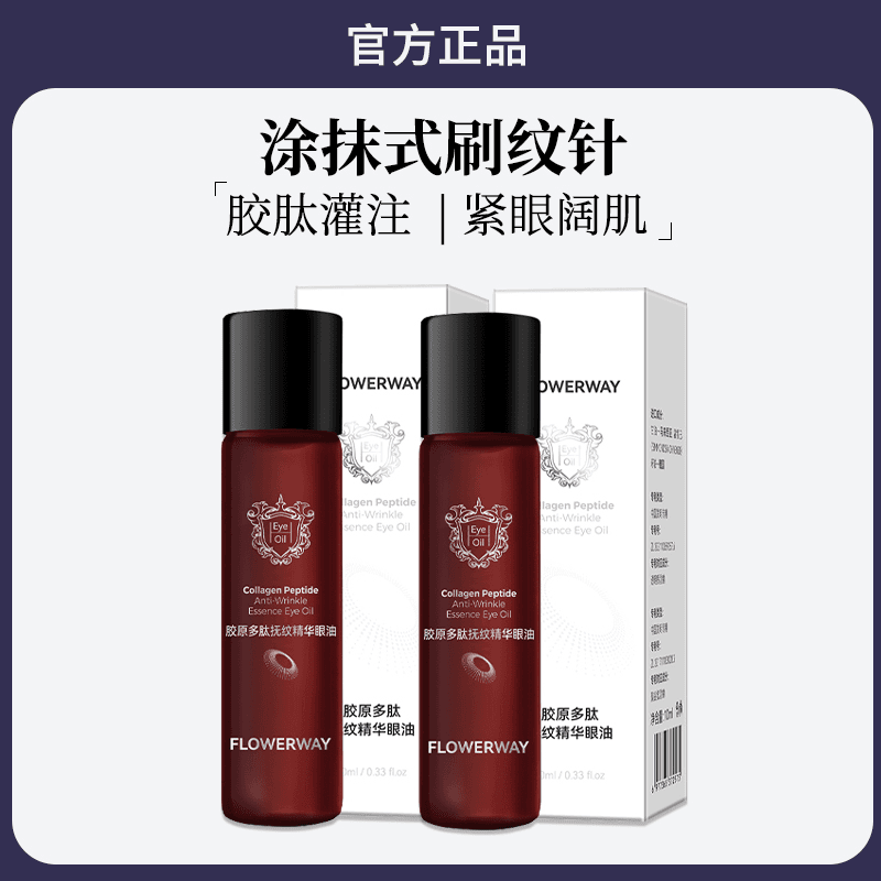 【过年不打烊到手3瓶】眼油胶原多肽抚纹精华双重植物A醇三型淡化纹