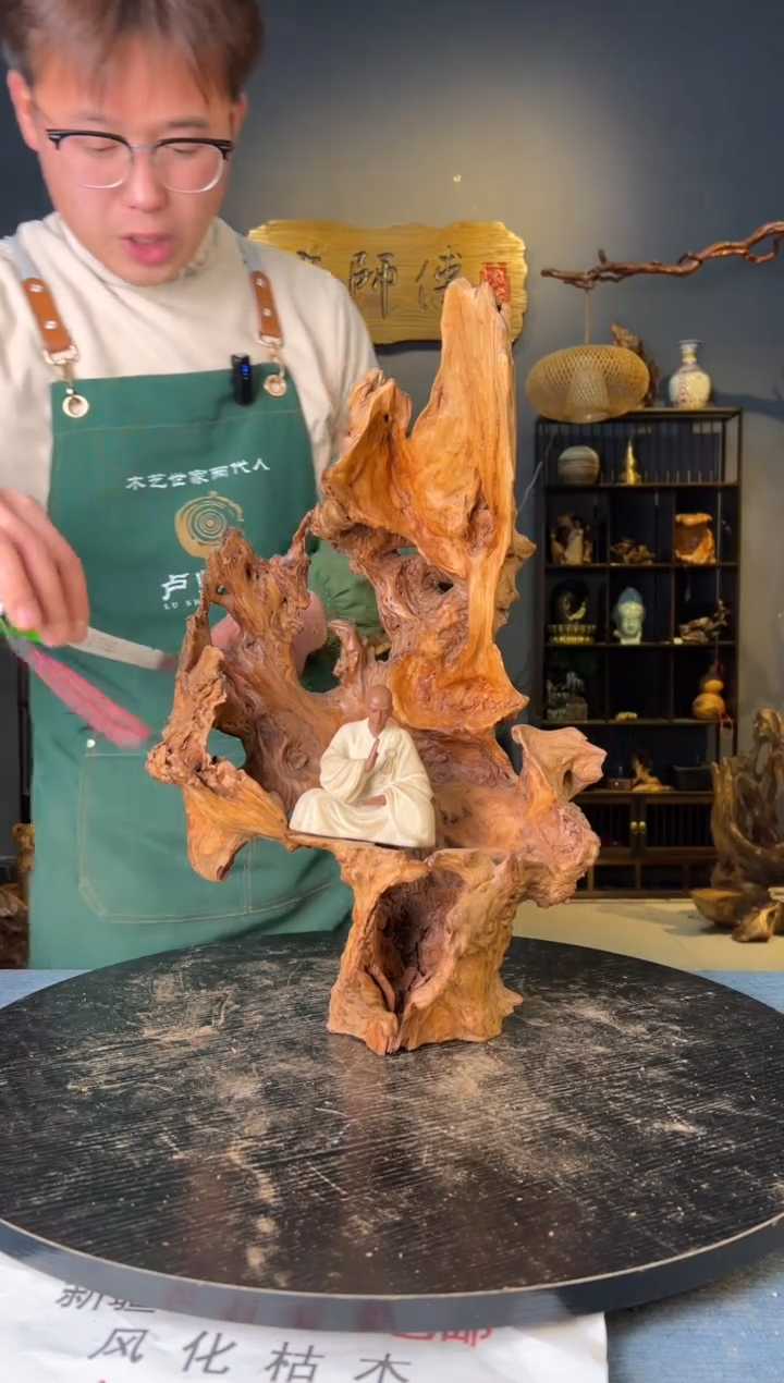 【闪购商品】木卢师傅根艺作品(不包含人物摆件）