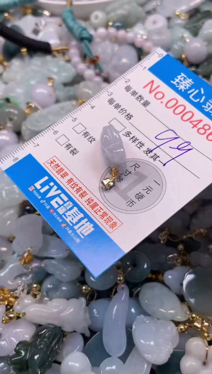颈饰未镶嵌翡翠4686