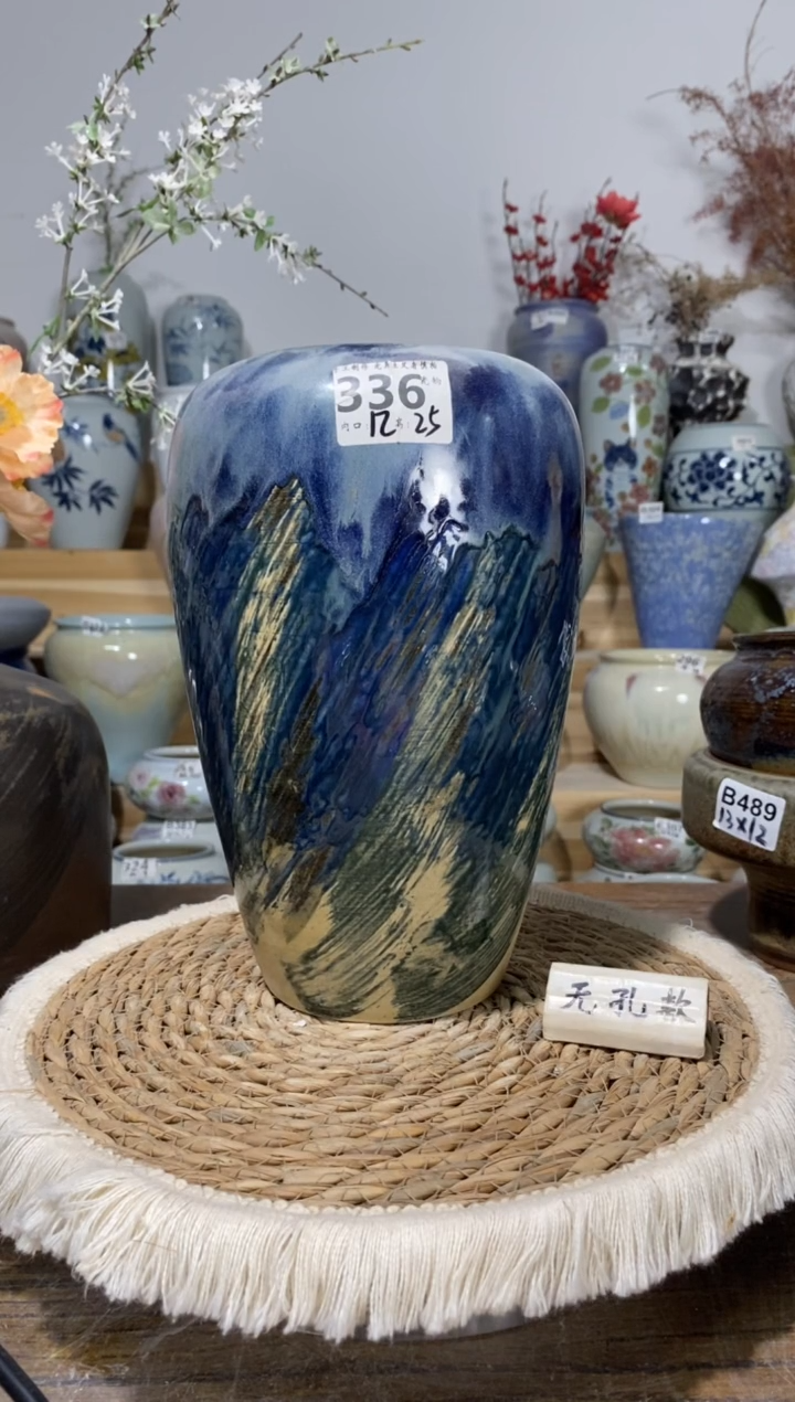 景德镇瓷韵陶瓷花盆   手工制品 完美主义者慎拍 336