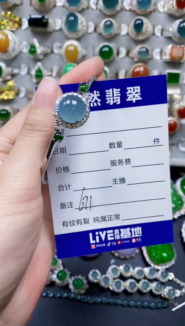 【闪购商品】翡翠银S925镶嵌手镯0671