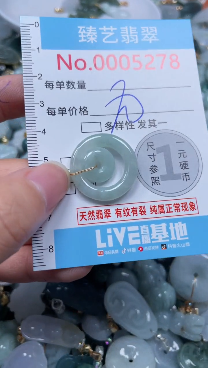 颈饰未镶嵌翡翠5278