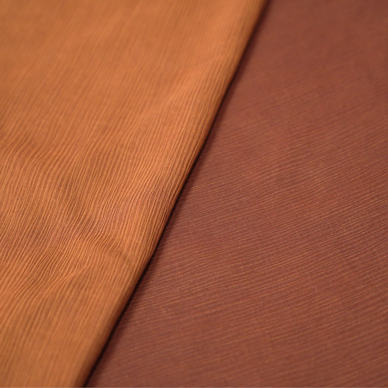 [非遗传承人小师弟]  顺纡绉红云纱 幅宽120【1份0.5米】