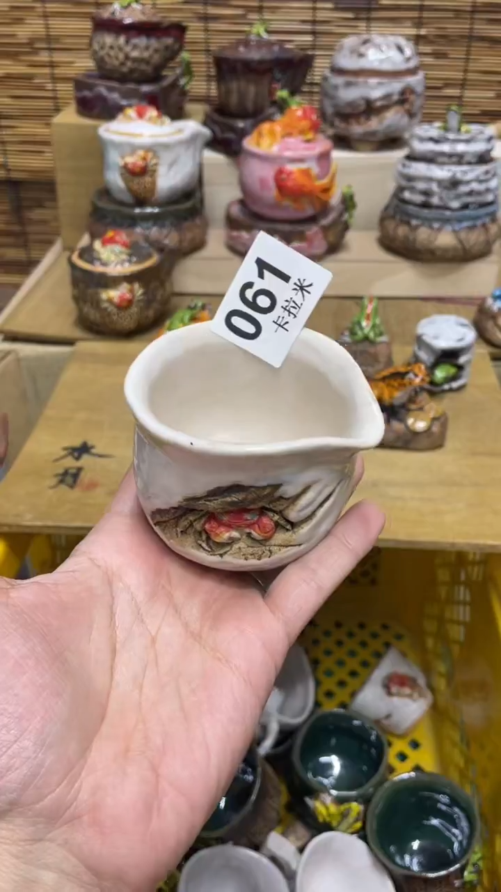 海*啊061精美粗陶手工柴烧