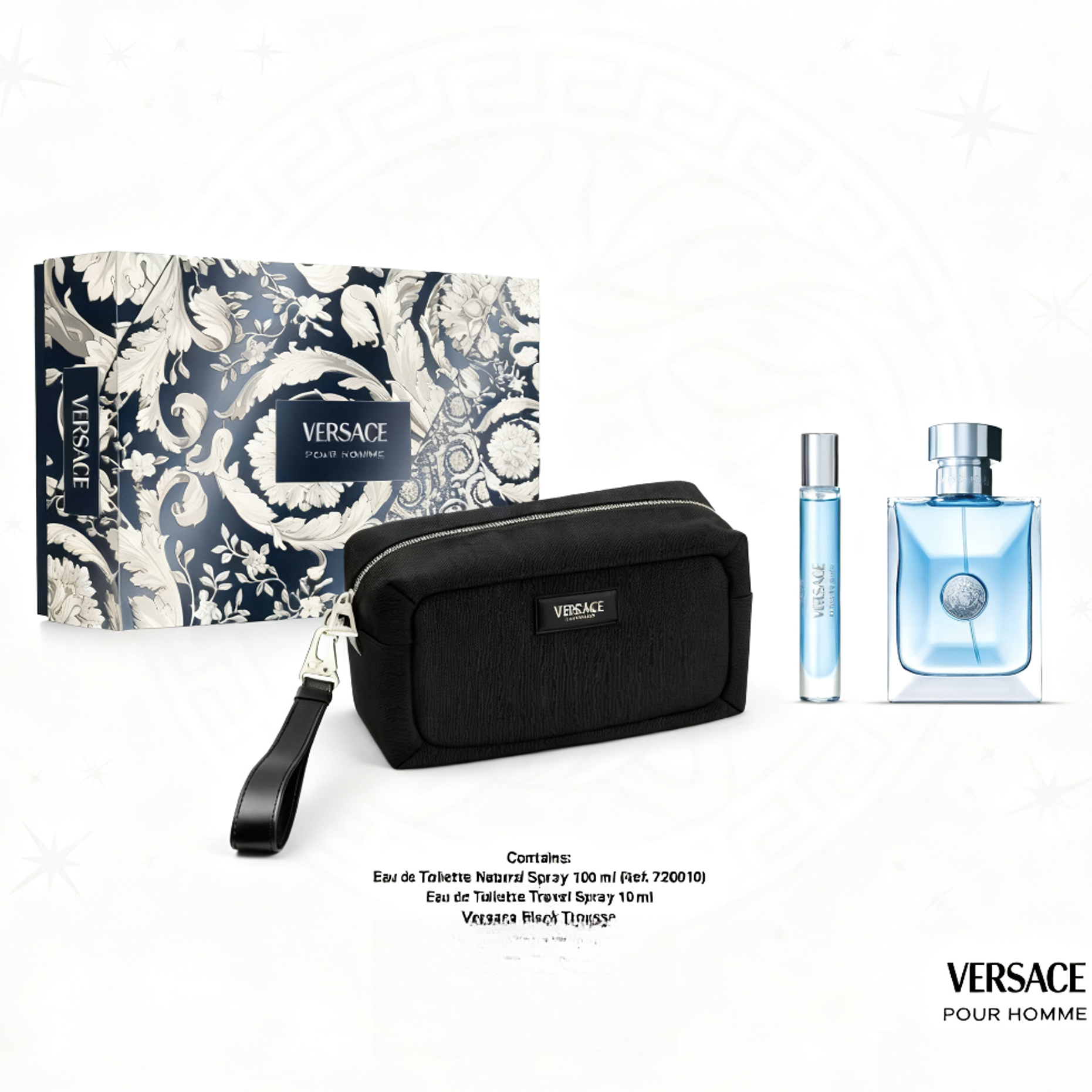 VERSACE/范思哲同名男士香水 100ml 套盒