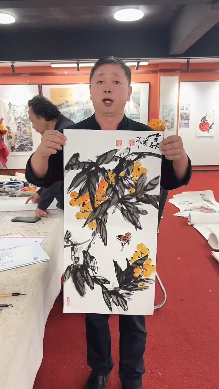 国画刘新/国画/花鸟
