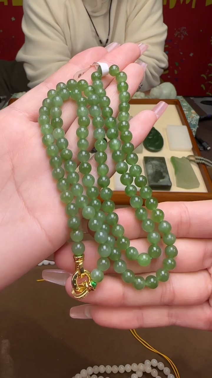 【闪购商品】和田玉珠串未镶嵌珠串