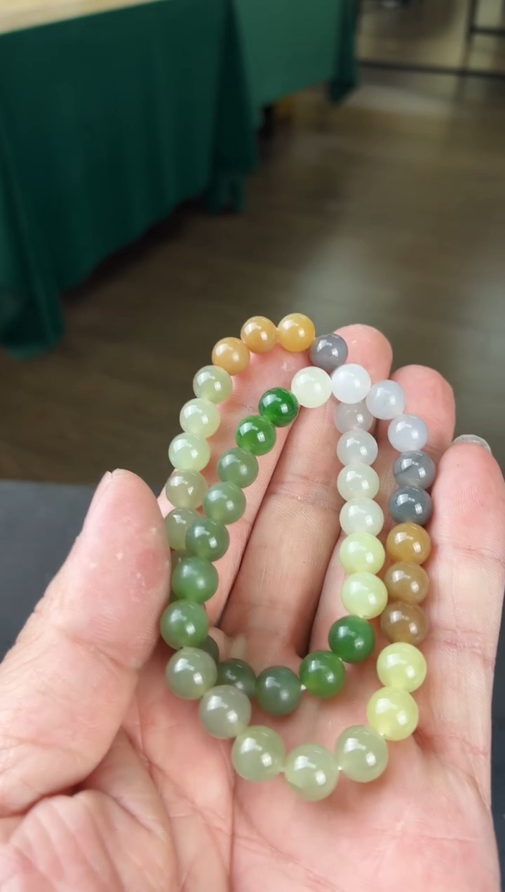 未镶嵌手串和田玉L59多样性发其一