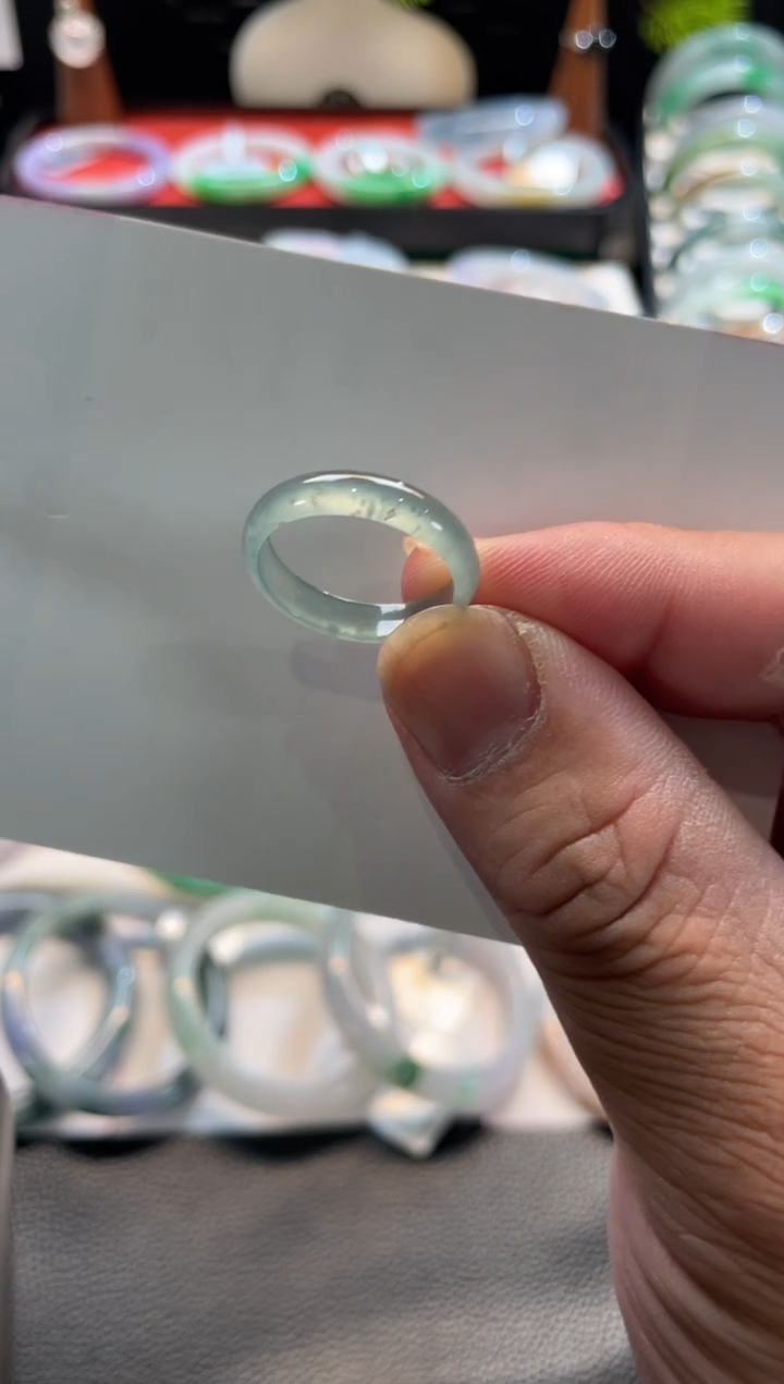 颈饰未镶嵌翡翠50号链接 有纹裂