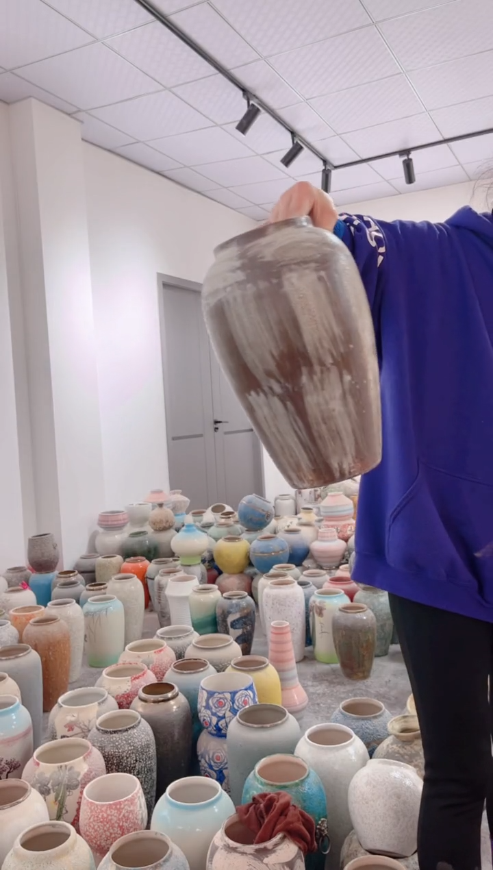 【闪购商品】瓶a518陶瓷花瓶 无花 微瑕