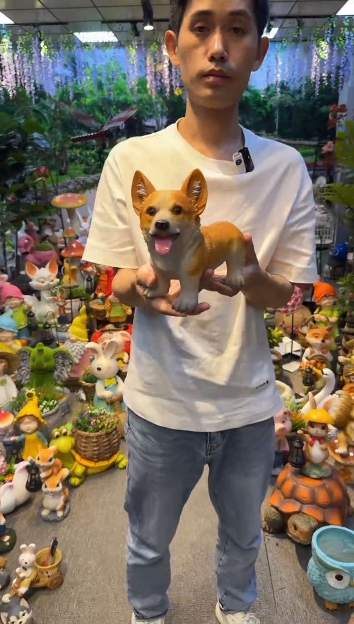 无花朵花园庭院摆件&00&