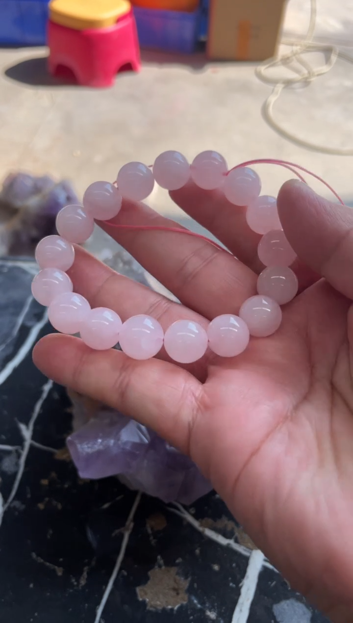 【闪购商品】芙蓉石原石未镶嵌天然粉水晶原石摆件