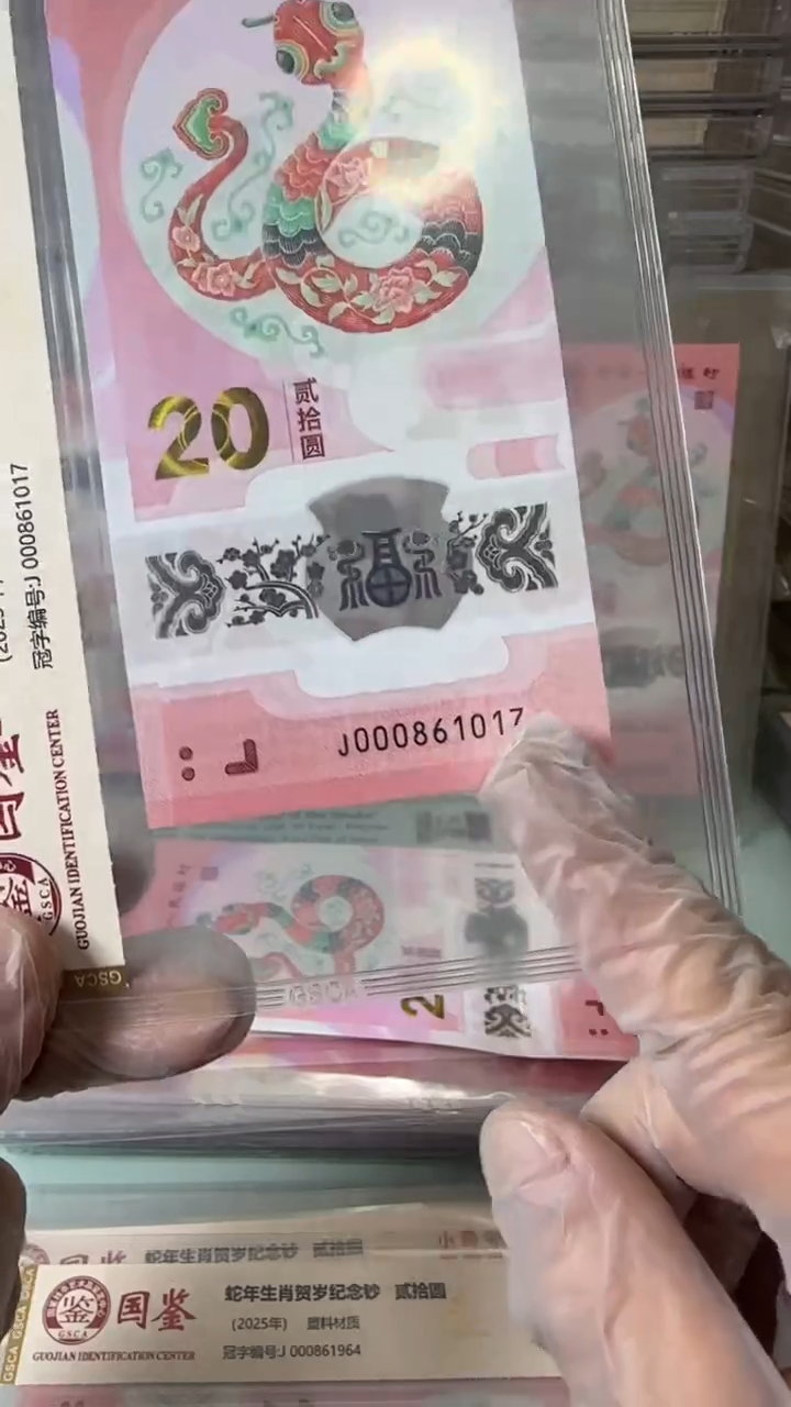 【闪购商品】塑料000861017-蛇钞单张！