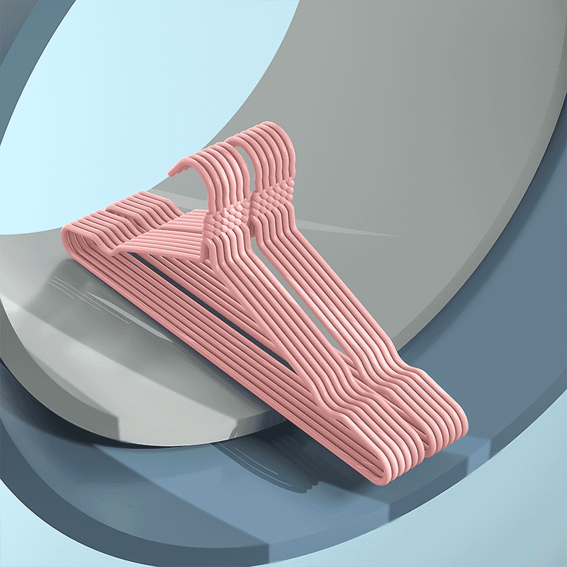 2.1家用学生宿舍防滑无痕铝合金大衣服撑肩角防掉落晒衣架