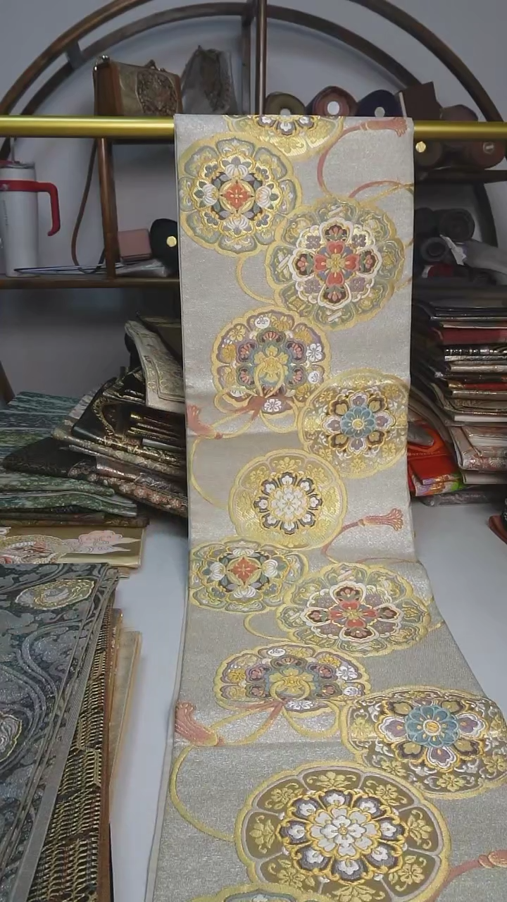 【闪购商品】织绣6西阵织六通宝相花