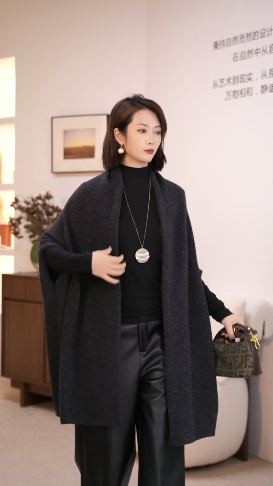 LULU【西雅图】100绵羊毛百搭叠穿温暖舒适女款外套MIG8293