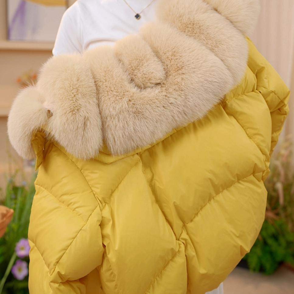 【AX-甄选大朵绒】可拆卸洋气时尚百搭保暖纯色冬季保暖大毛领02