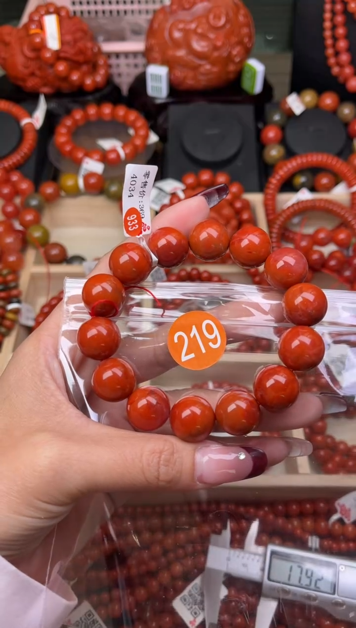 【闪购商品】南红玛瑙珠宝奇石未镶嵌219-15+