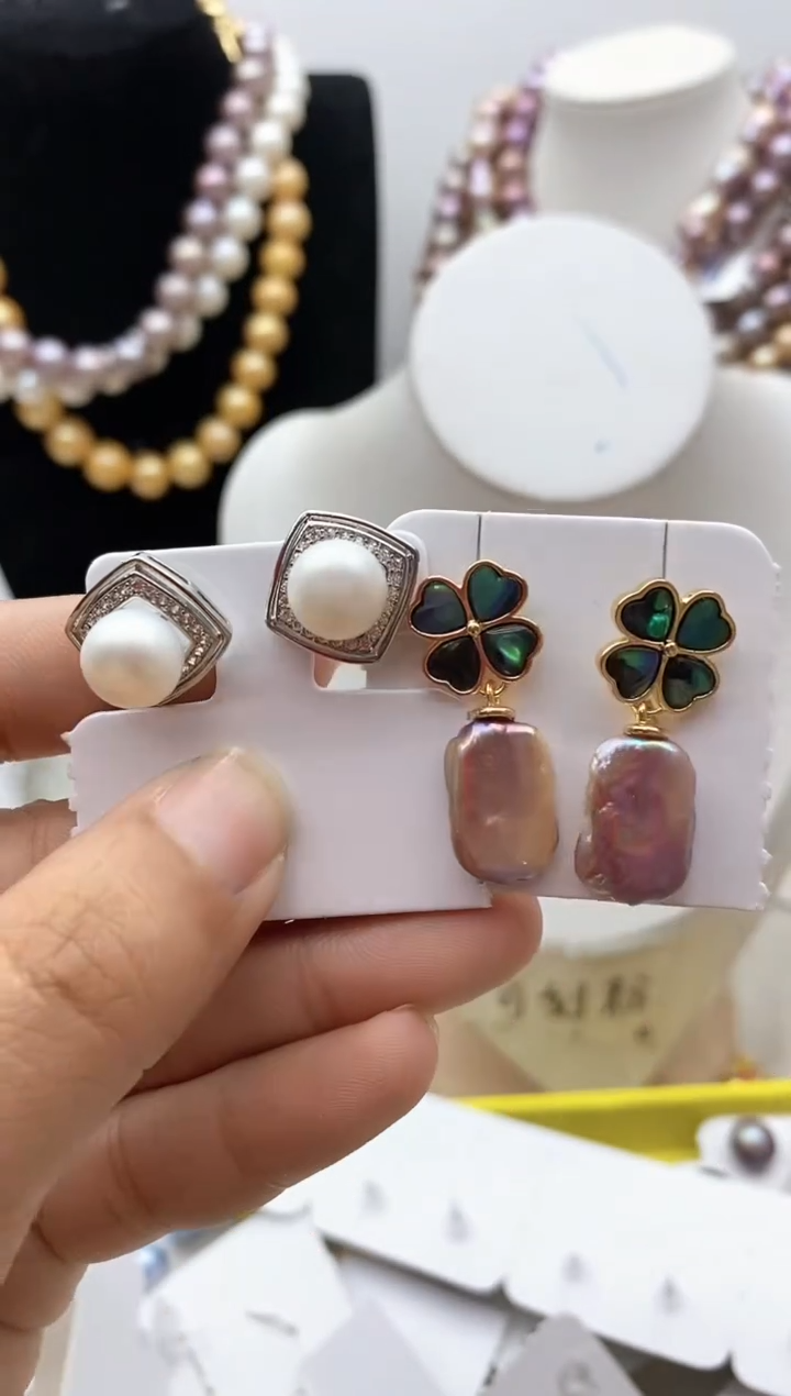 【闪购商品】淡水珍珠颈饰钛钢99