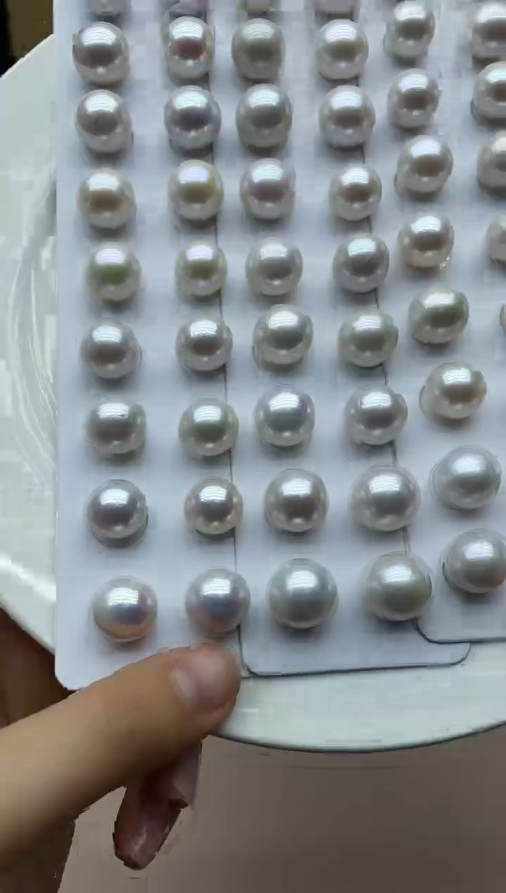 【闪购商品】银S925镶嵌淡水珍珠耳钉耳钉多其性发其一