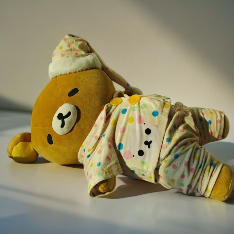 40-55厘米轻松熊玩偶睡衣三件套搭配服装娃衣