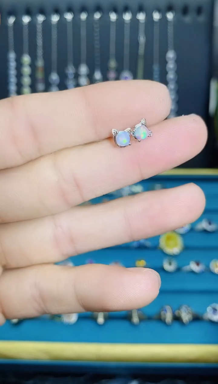 【闪购商品】欧泊珠宝奇石银S925镶嵌12121