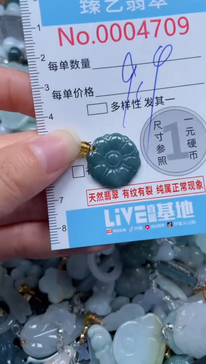 颈饰未镶嵌翡翠4709