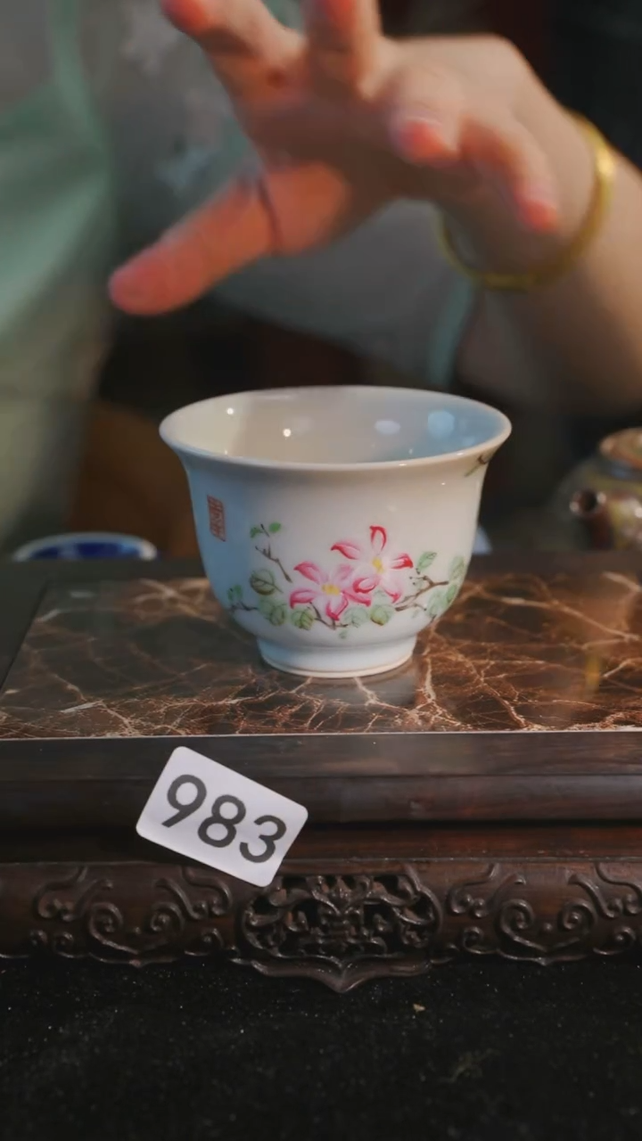 杯子等烟雨陶瓷手作主人杯983