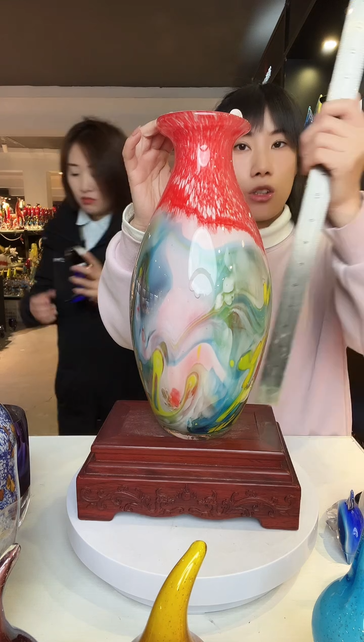 【闪购商品】茶盏琉璃摆件家居摆件