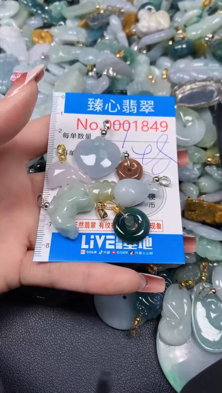 【闪购商品】翡翠颈饰未镶嵌含绳0001849