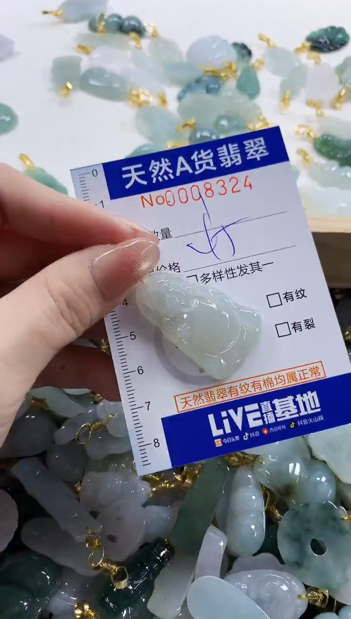 颈饰未镶嵌翡翠天然A货翡翠