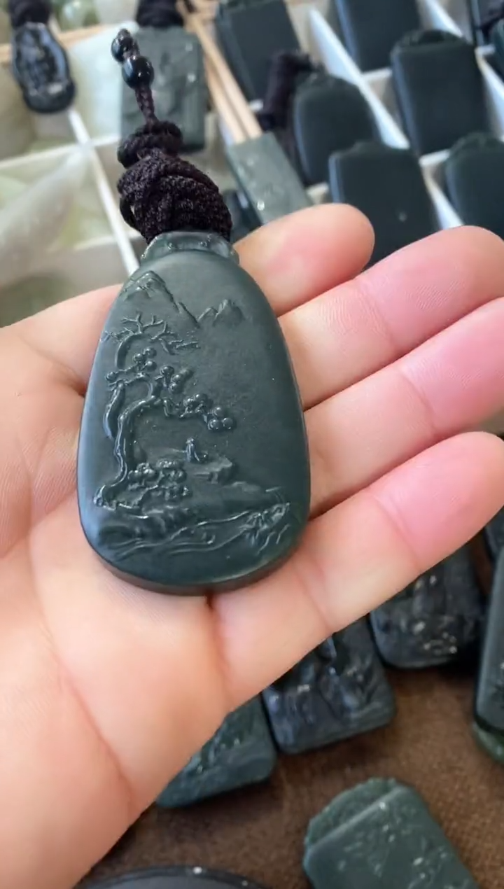 【闪购商品】和田玉吊坠(不含链)未镶嵌山水