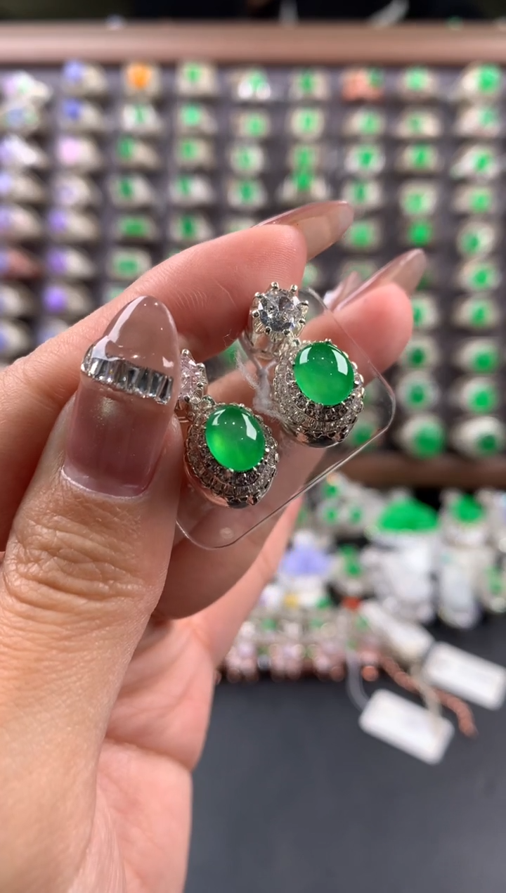 未镶嵌定制翡翠天然缅甸A货翡翠福利款 1.2